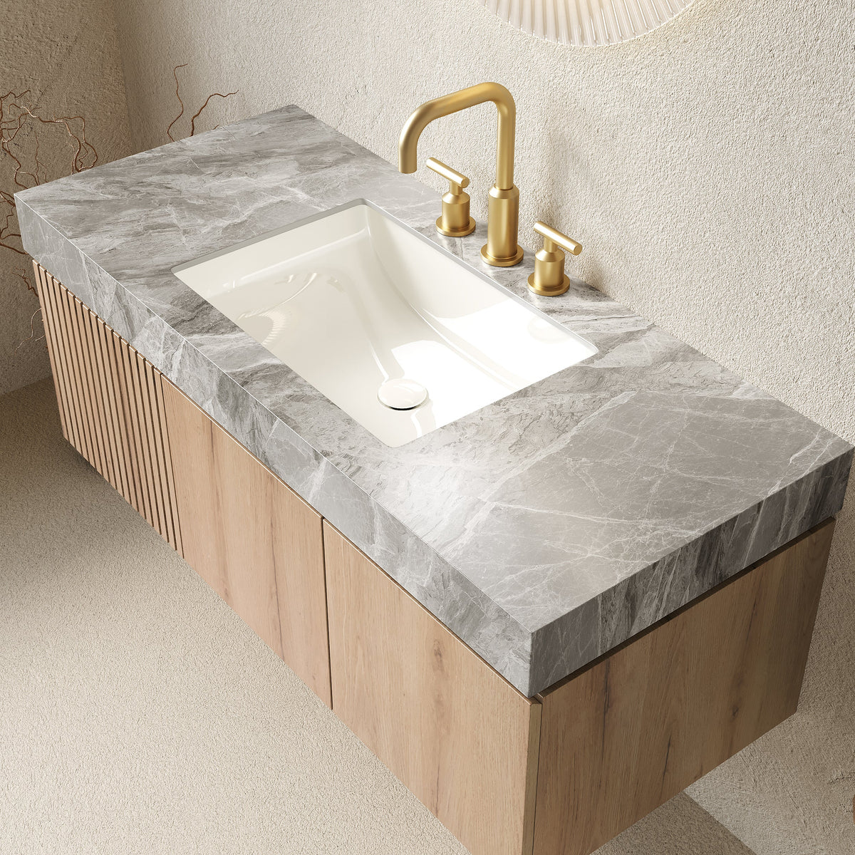 MURI 48" Bathroom Vanity & Sink - Italian Sintered Stone