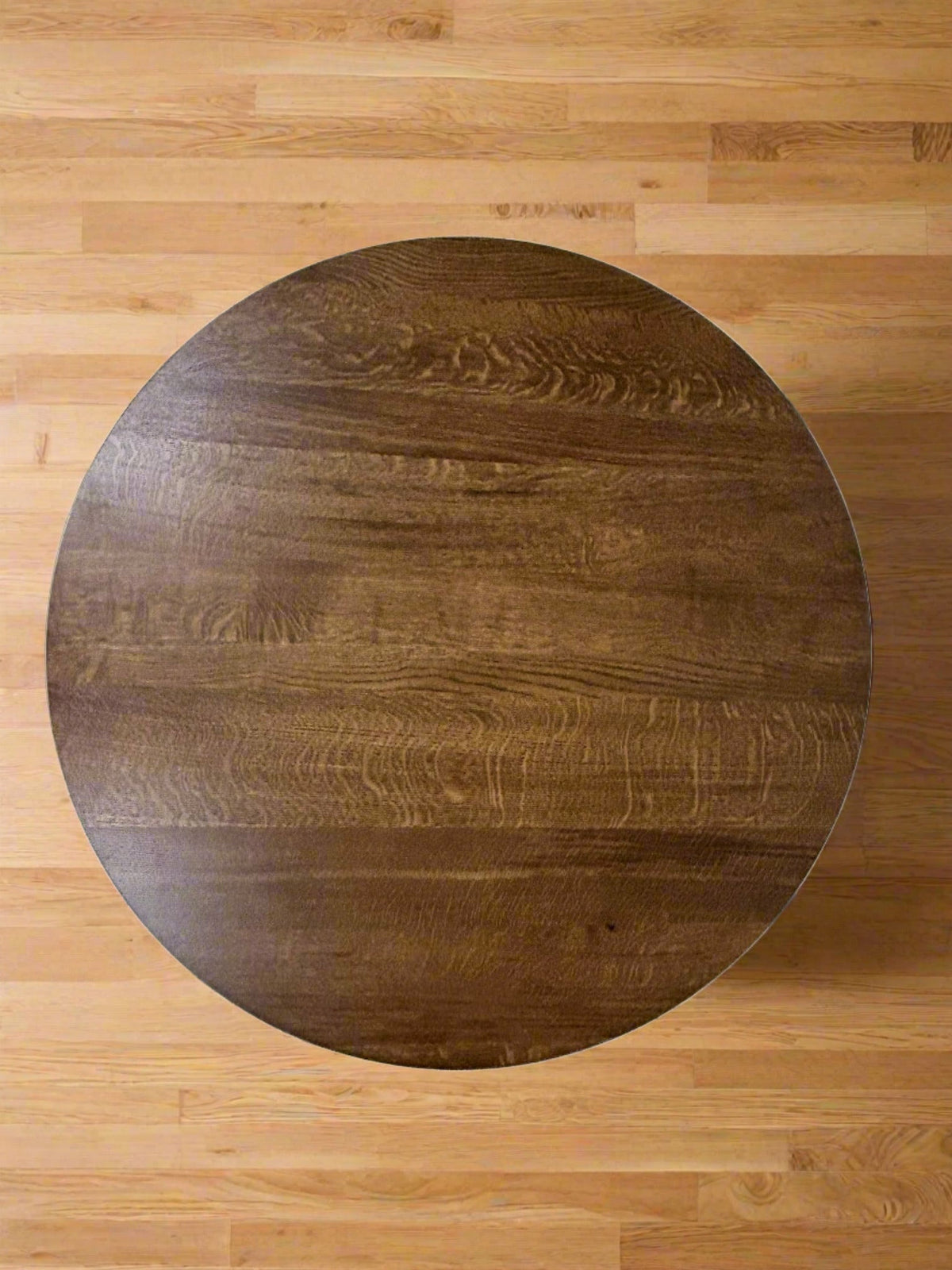 Mission Quarter Sawn Oak Round Dining Table, Kitchen Table - 40"