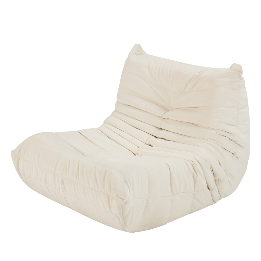 Foam-Filled Bean Bag Lounger Chair