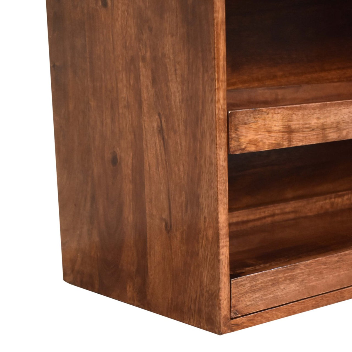 Solid Wood Buffalo Hide Pull Out Honey Storage Cabinet