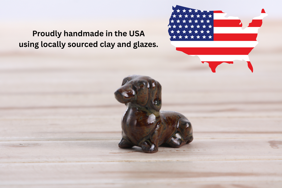 Butch the Dachshund ceramic figurine Seaweed 2025 — view 9