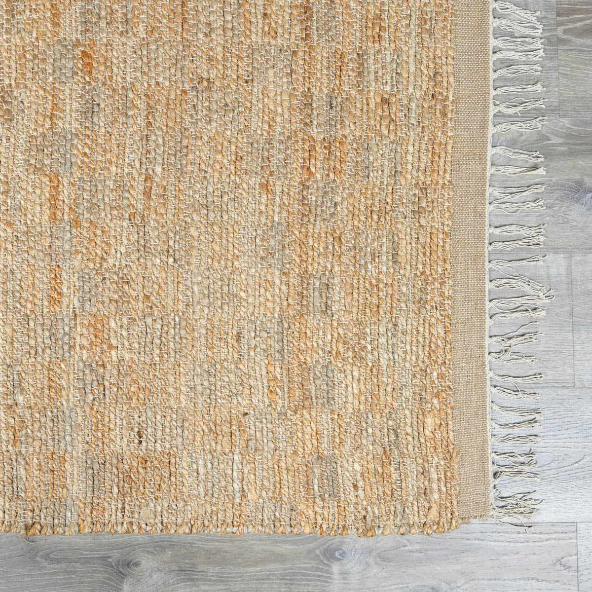 Lonut Checkered Jute Area Rug