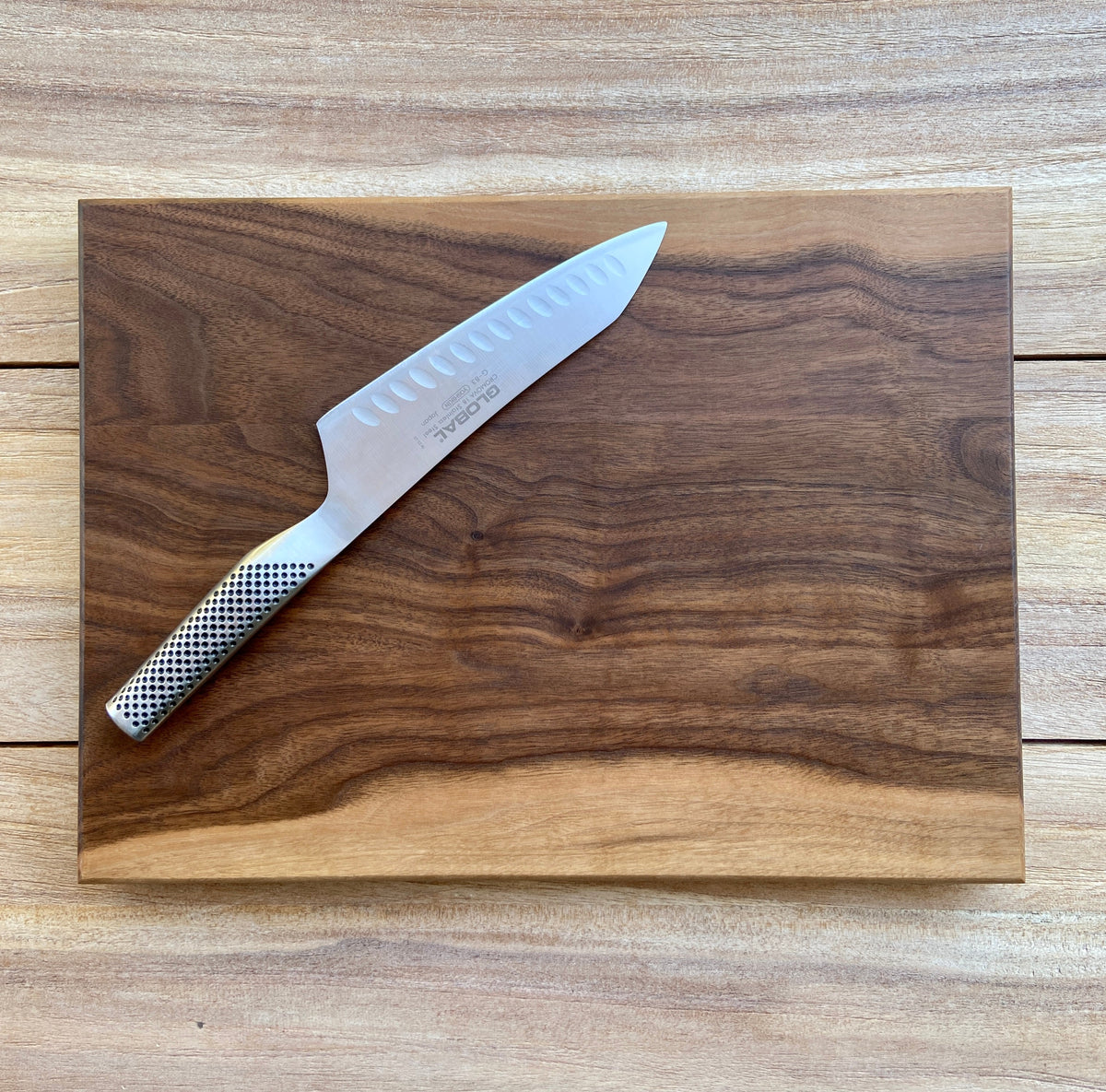 Double-Sided Cutting Board with Juice Groove