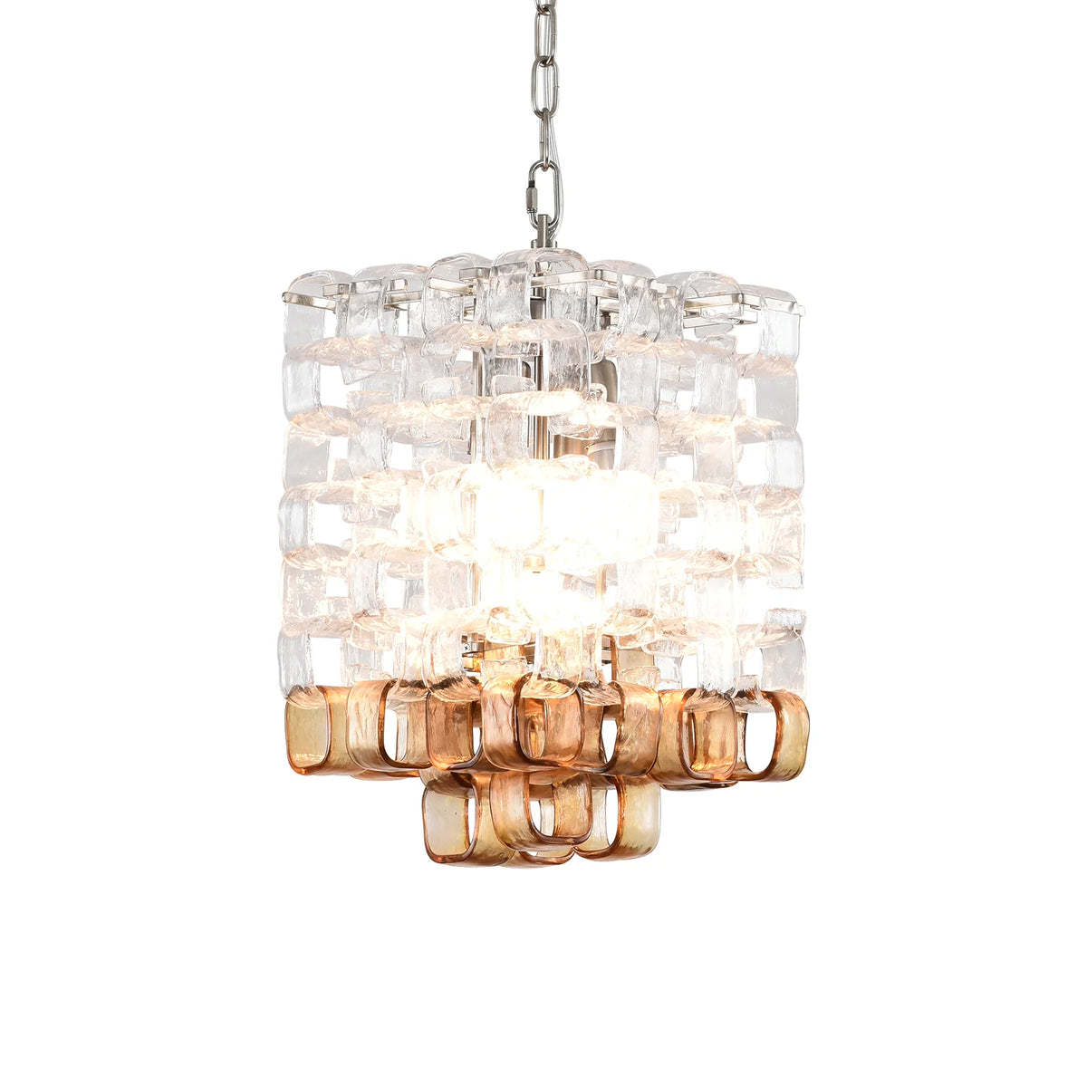Solene Interlocking Glass Chandelier