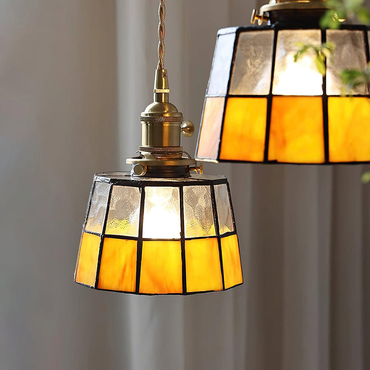 Stained Glass Pendant Light