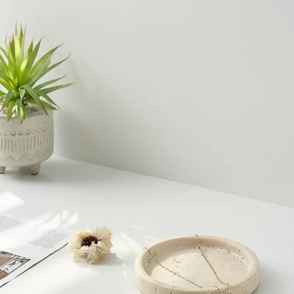 Vanity Tray - Natural Stone Travertine — view 9