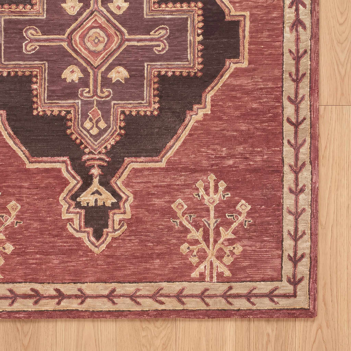 Mylahe Global Bohemian Handmade Area Rug