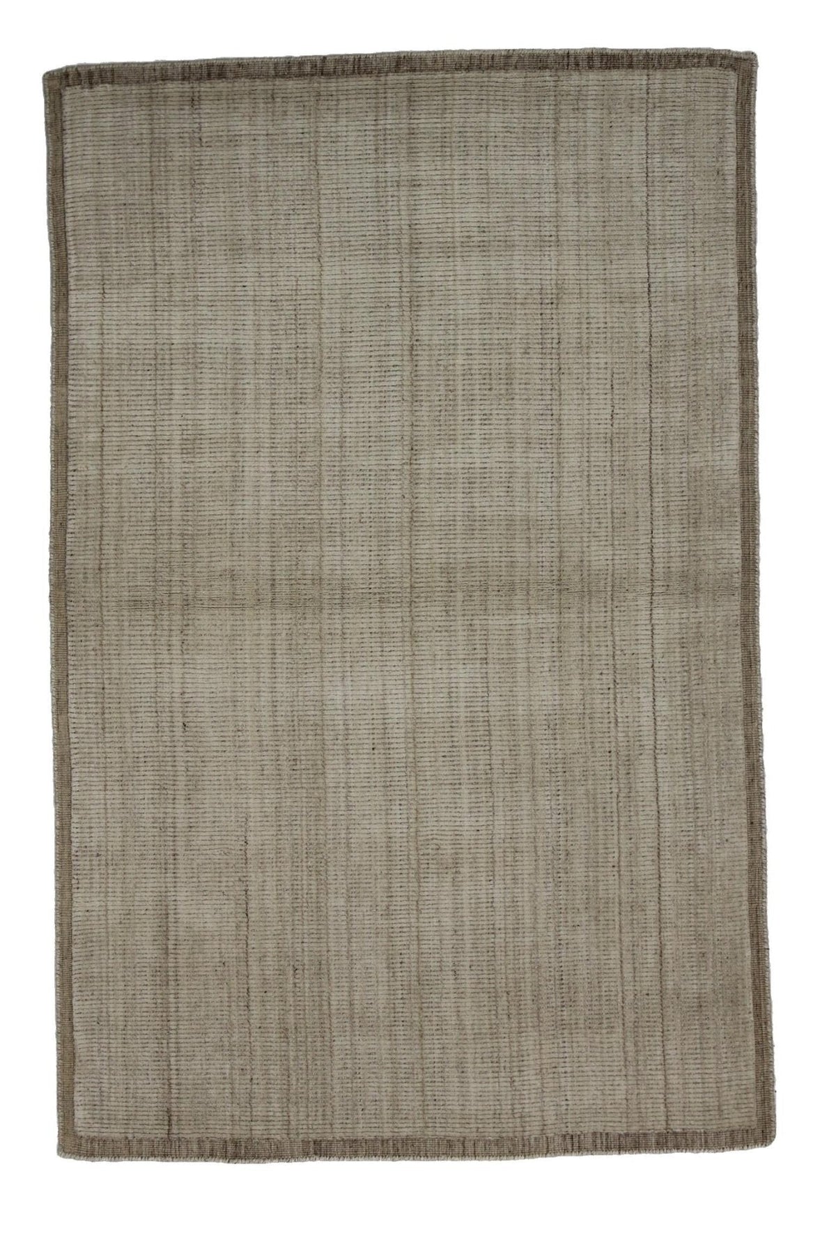 Canvello Hand Made Modern All Over Indo Gabbeh Rug - 4'2'' X 6'5''