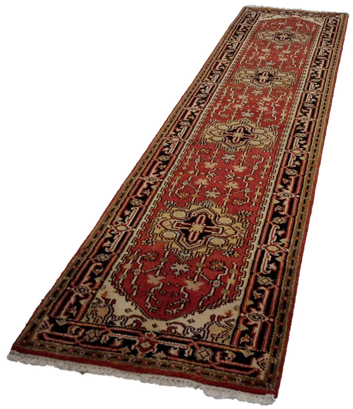 Canvello Hand Made Transitional All Over Indo Serapi Rug - 2'7'' X 11'10''