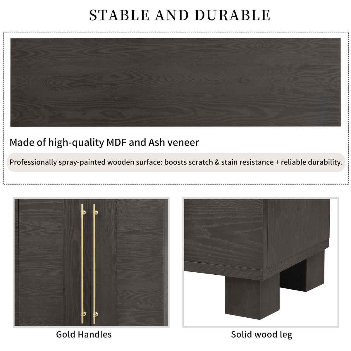 Sideboard With Adjustable Shelves