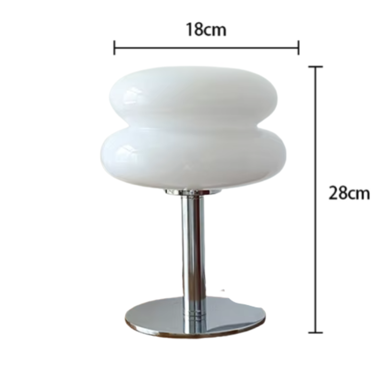 Sophisticated Macaron Glass Lamp