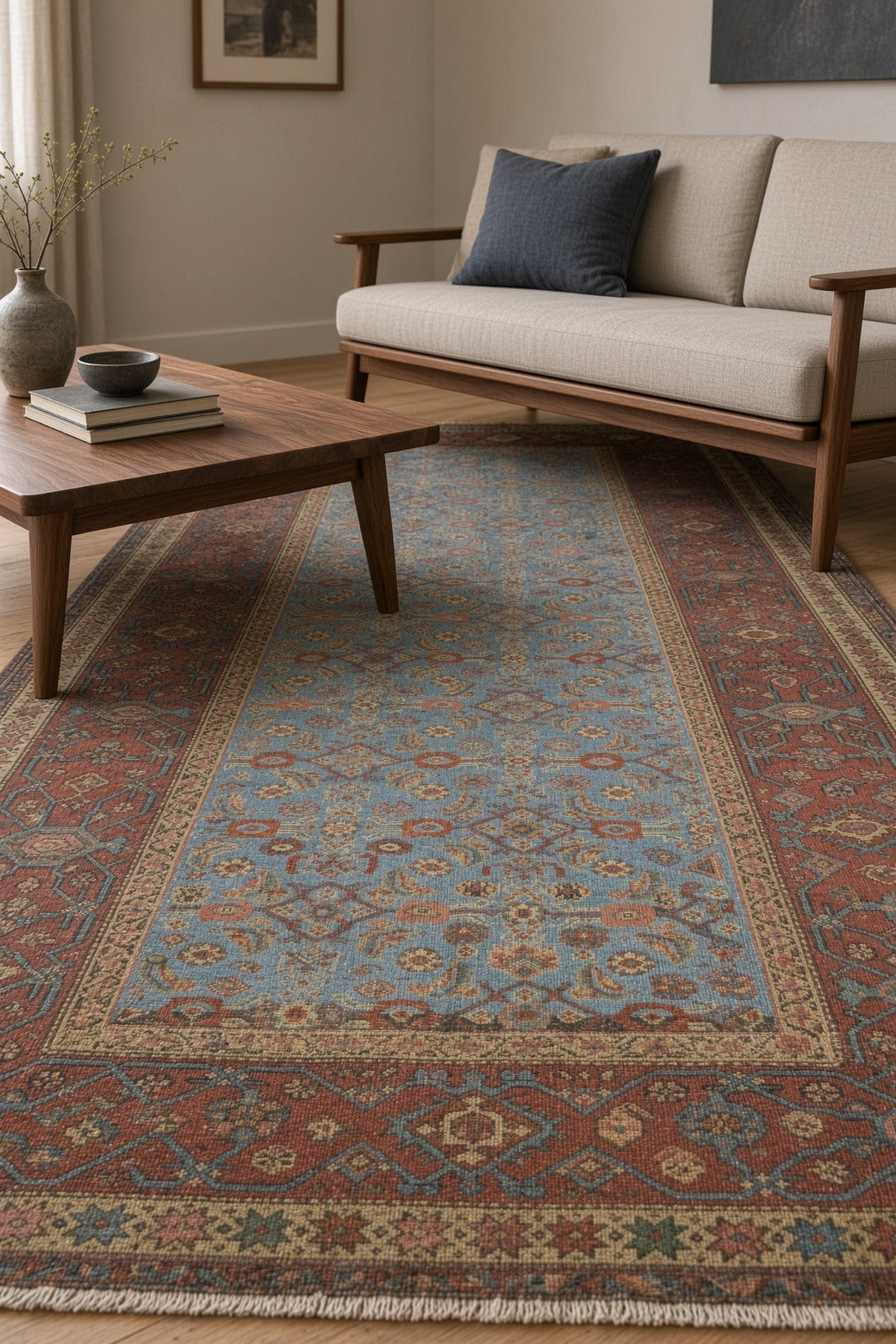 ShopInFill staged scene — 5x95-antique-fereghan-carpet