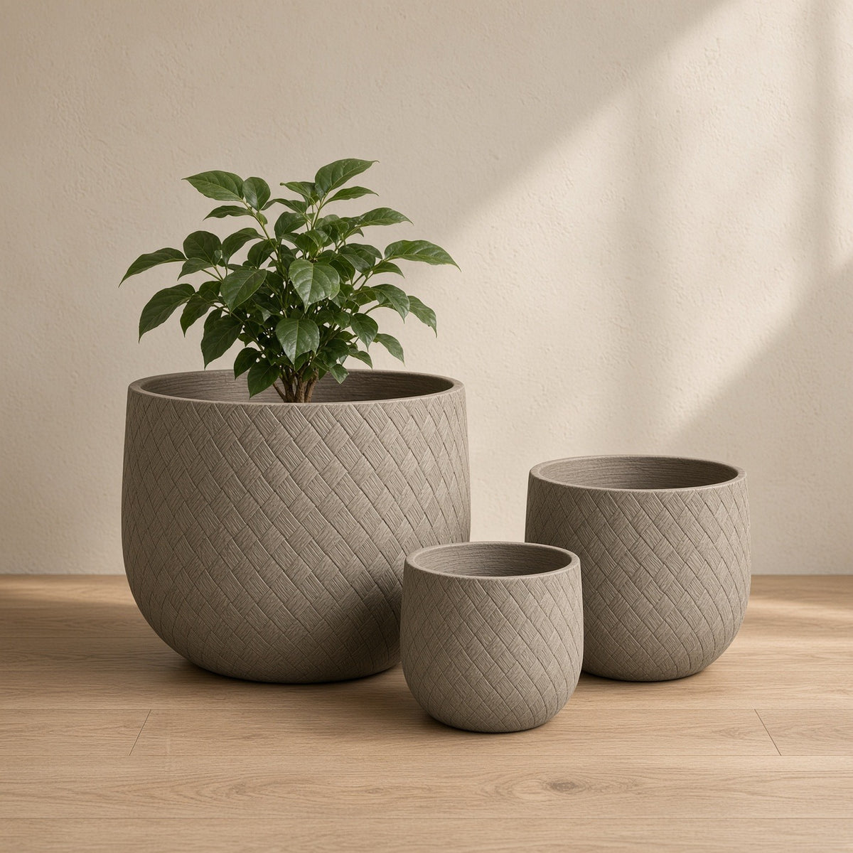 ShopInFill staged scene — assorted-sizes-magnesium-oxide-round-planter-set-of-3