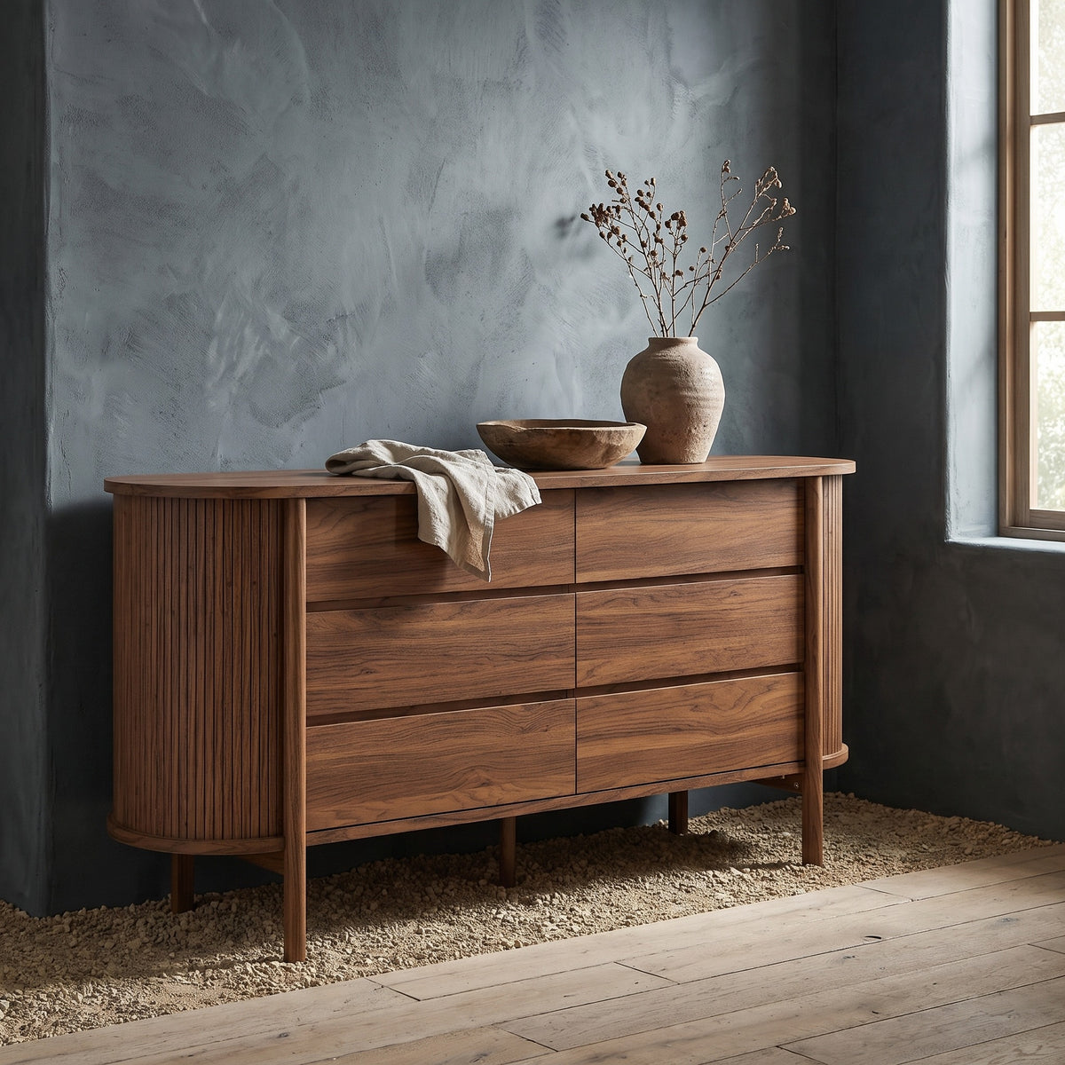 Cadence 6-Drawer Curved Dresser by Modway