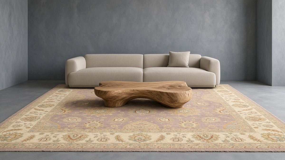 ShopInFill staged scene — canvello-fine-hand-knotted-farahan-design-rug-711-x-98