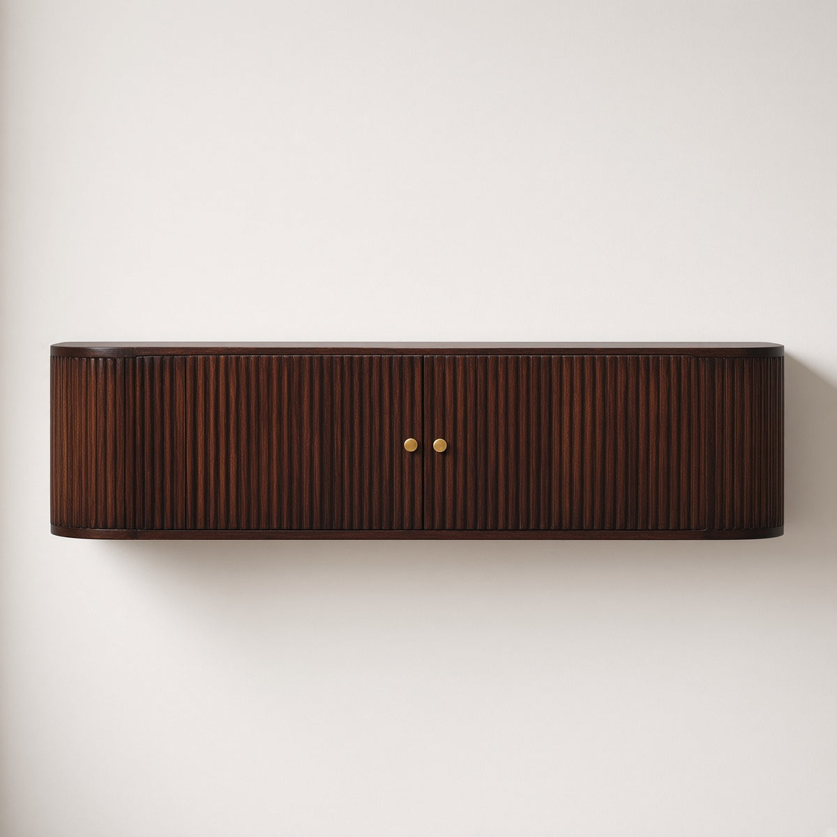 Solid Wood Chunky Chestnut Floating Bedside