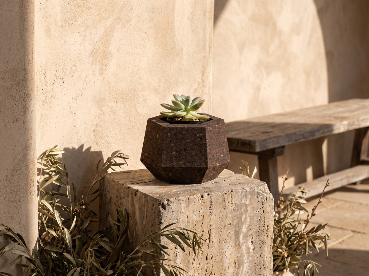 Upcycled Cork Vase