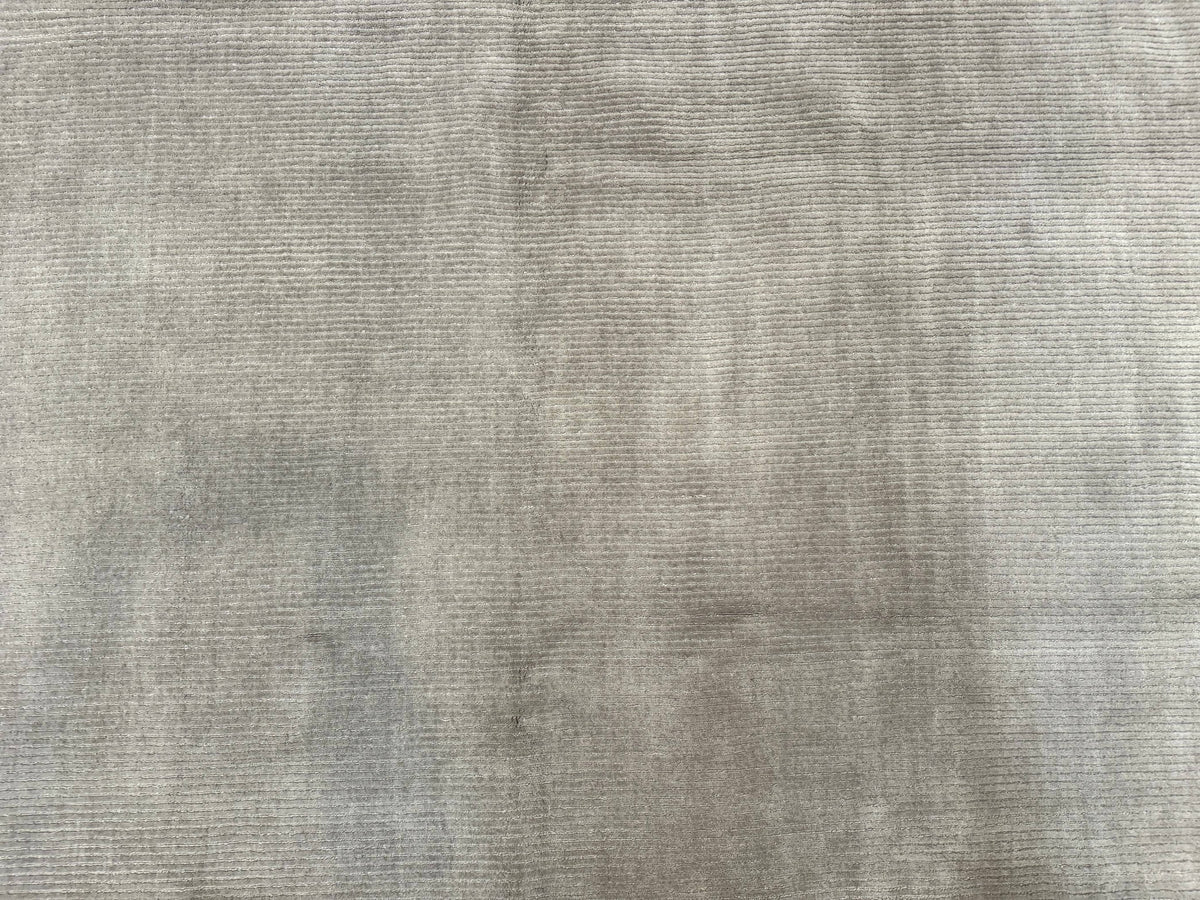 Wool Tibetan Rug Hand-Knotted Tonal Field, taupe, view 5