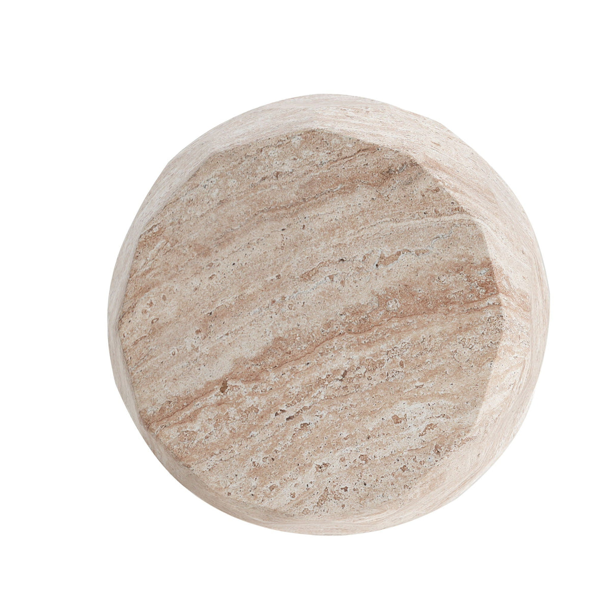 Travertine Concrete Side Table Lightweight