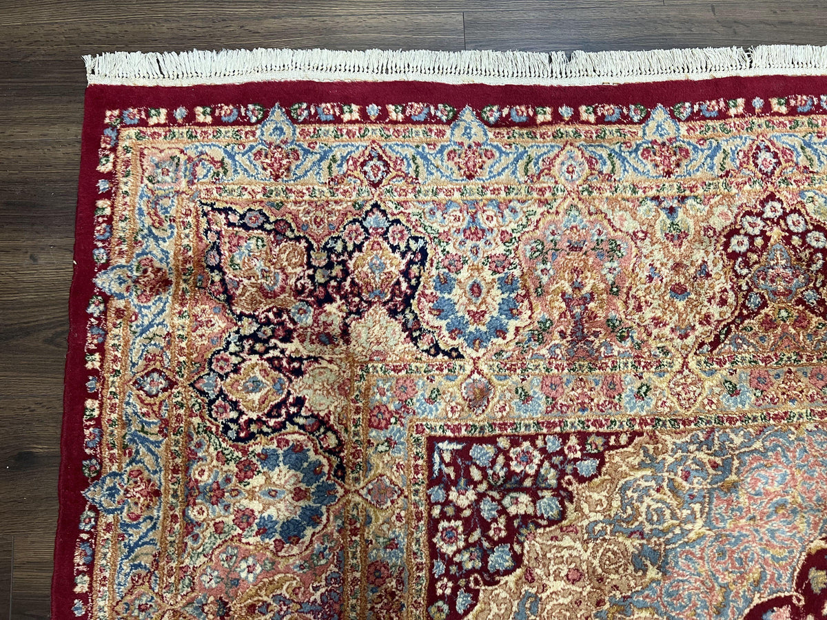 Persian Wool Rug Floral Medallion