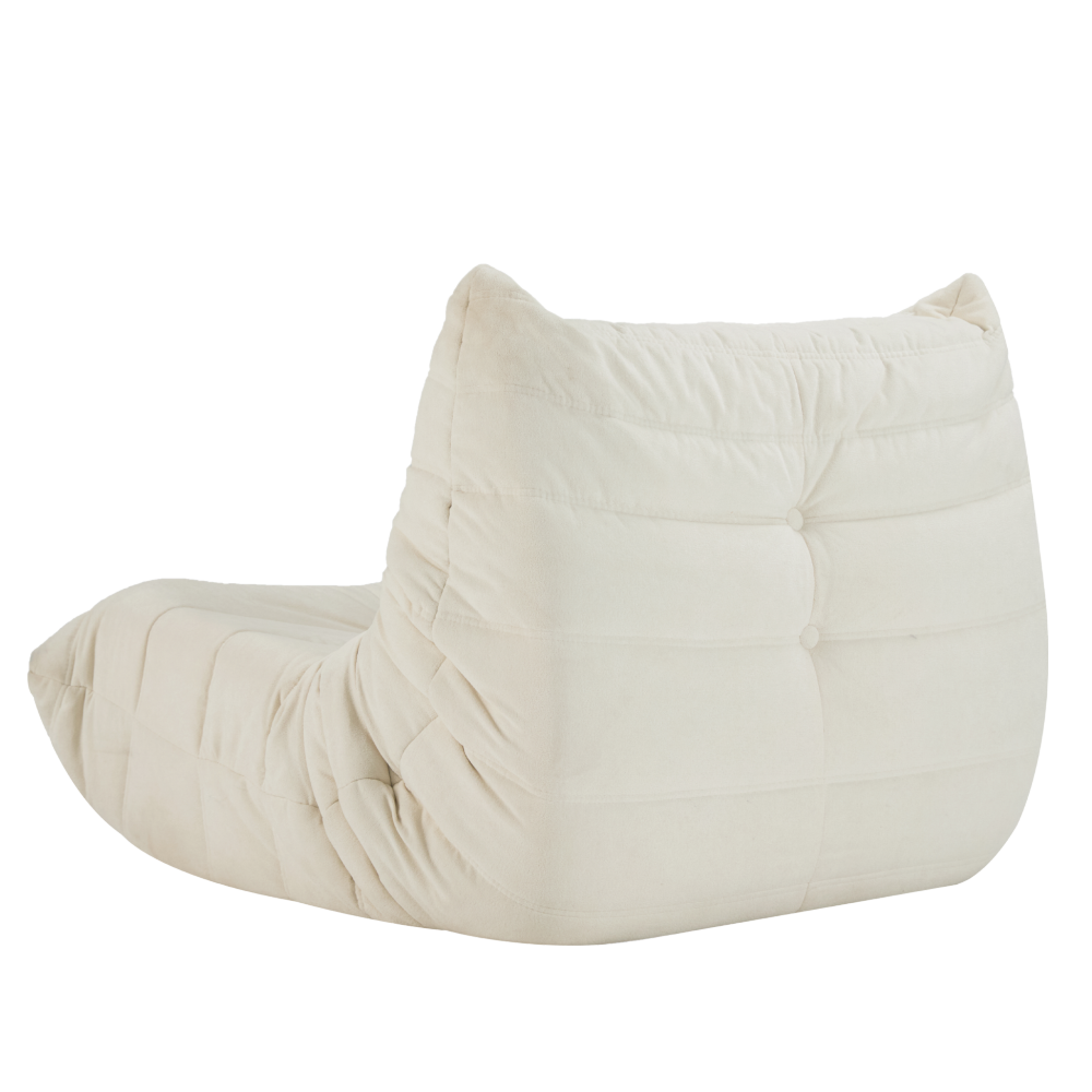 Foam-Filled Bean Bag Lounger Chair