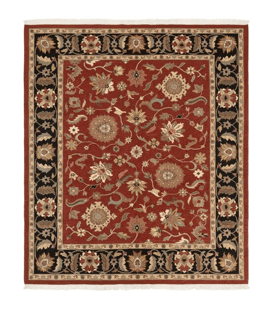 Wool Handmade Vintage Rug Floral Design
