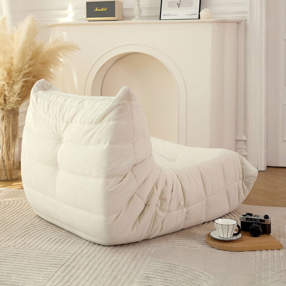 Foam-Filled Bean Bag Lounger Chair