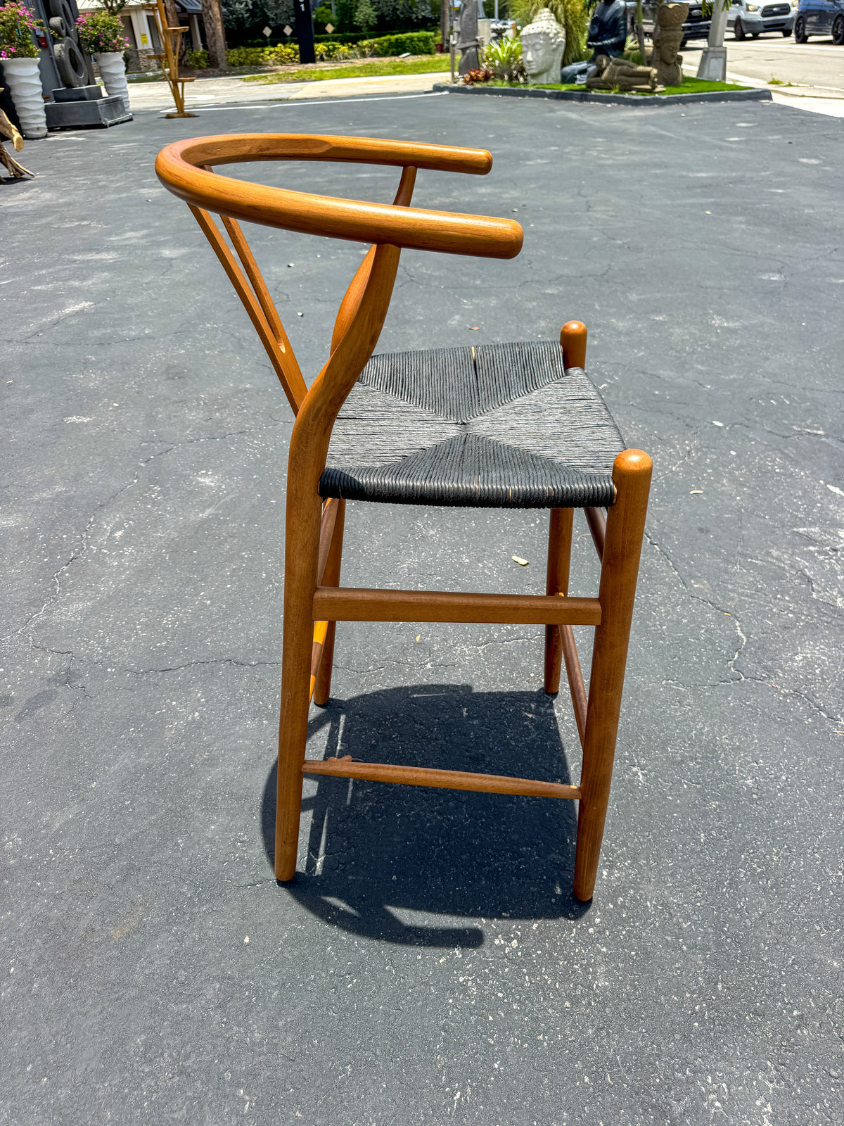 Wishbone Island Counter Stool