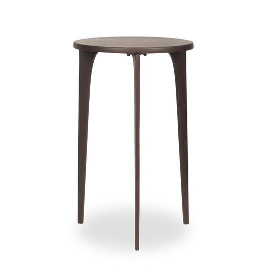 Wabi-sabi style Andaman table with a wooden top and simple legs, presented on a white background.