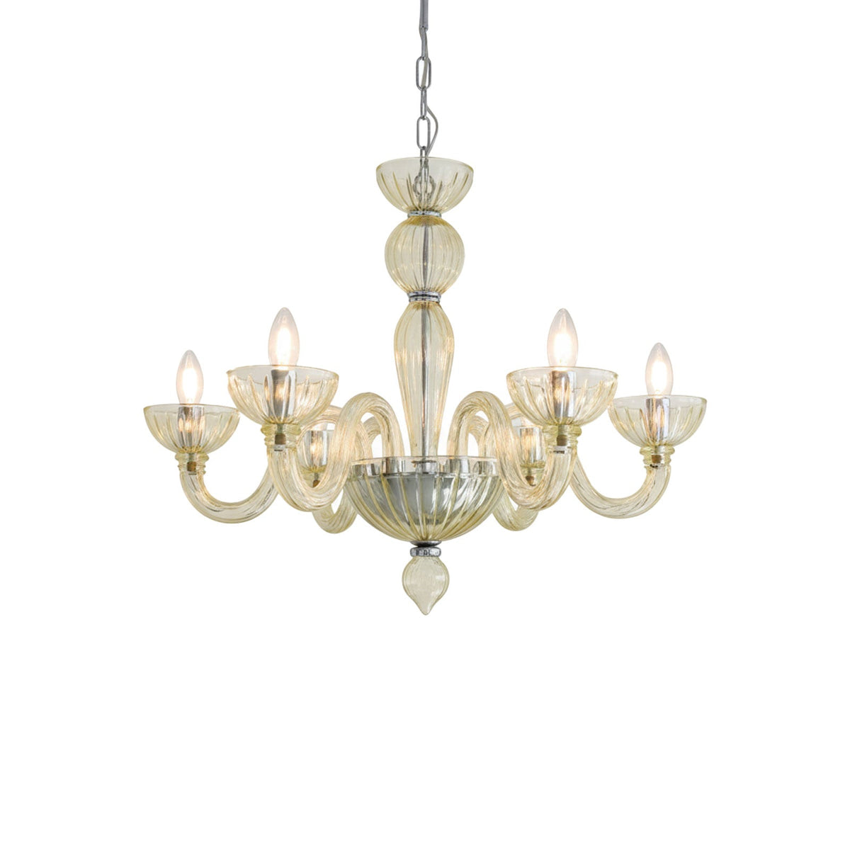 Champagne Ares Murano Glass Chandelier