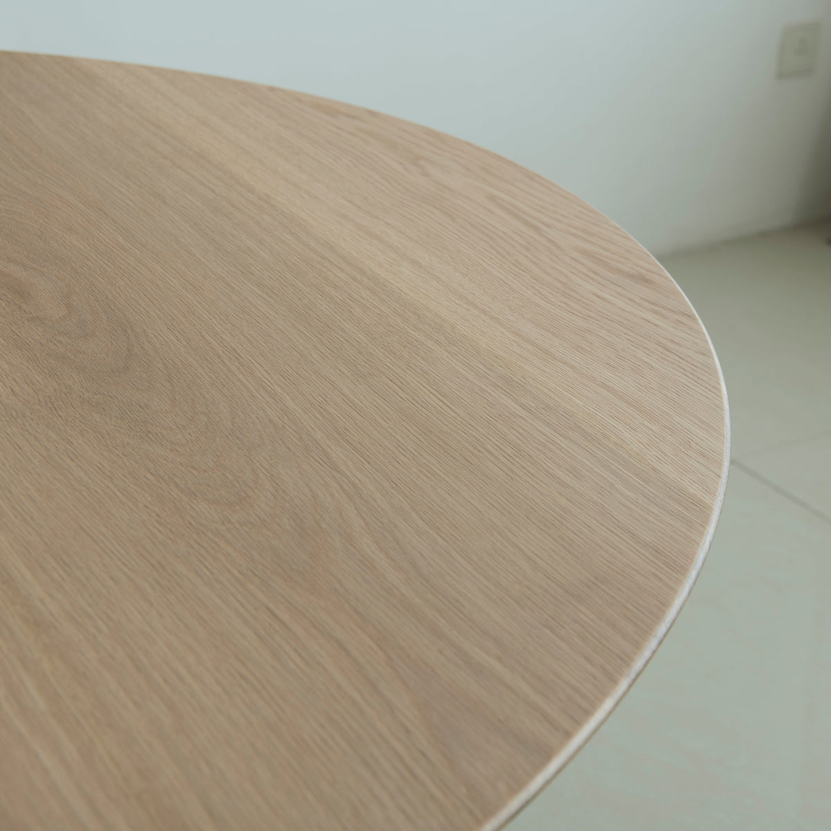 Solid Oak Round Dining Set Four Arm Chairs, oak, view 3