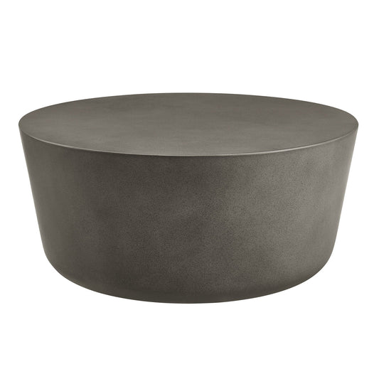 Dark concrete Brion round table