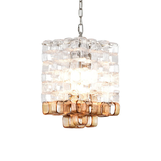Solene Interlocking Glass Chandelier