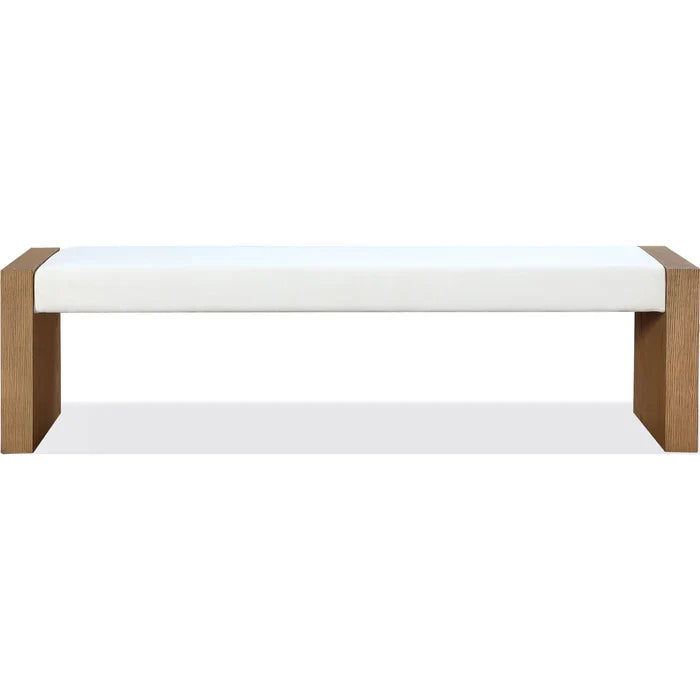 Oak Veneer Live Edge Dining Set Bowtie Joinery, white oak, view 9