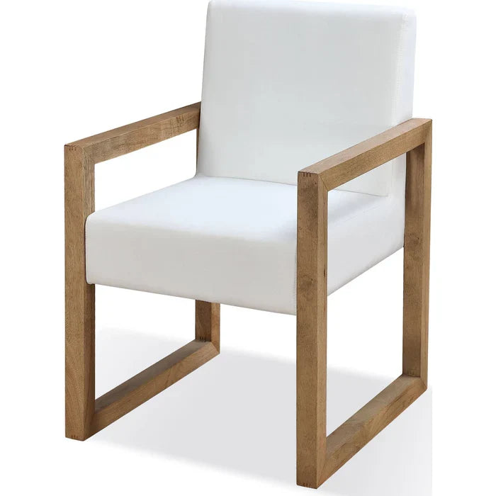 Oak Veneer Live Edge Dining Set Bowtie Joinery, white oak, view 6