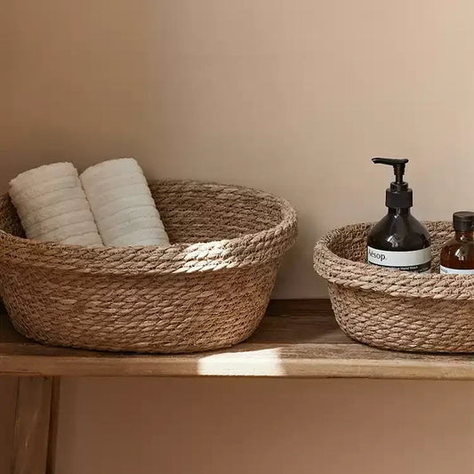 Rustic Woven Display Basket