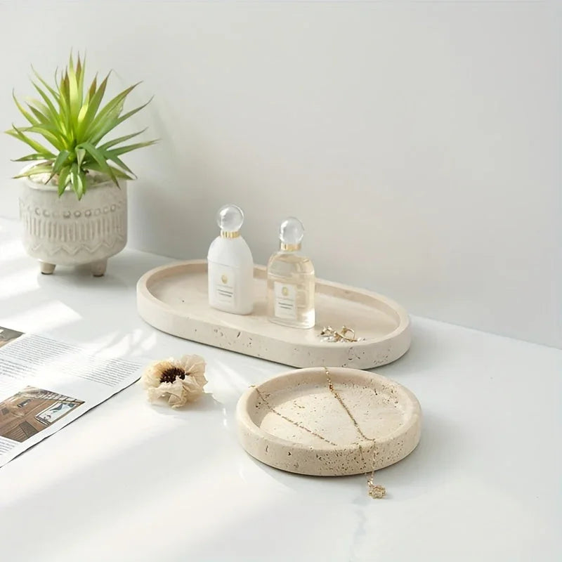 Vanity Tray - Natural Stone Travertine — view 7