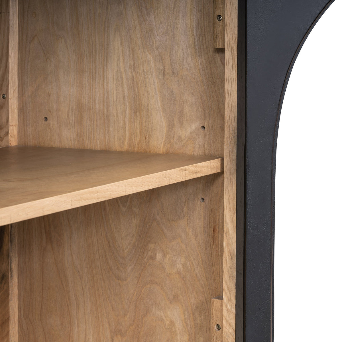 Glass Door Sideboard with Arched Cabinet
