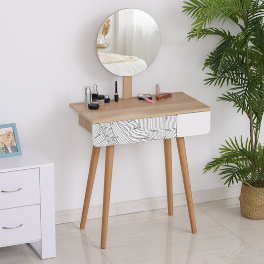 Wooden Dressing Table with Drawer