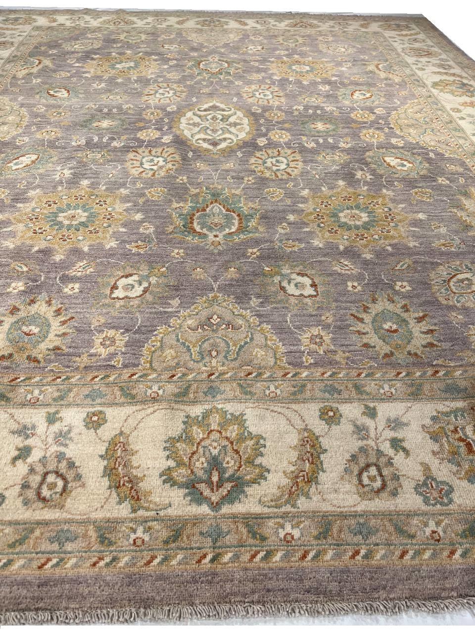 Canvello Fine Hand Knotted Farahan design Rug - 7'11'' X 9'8''