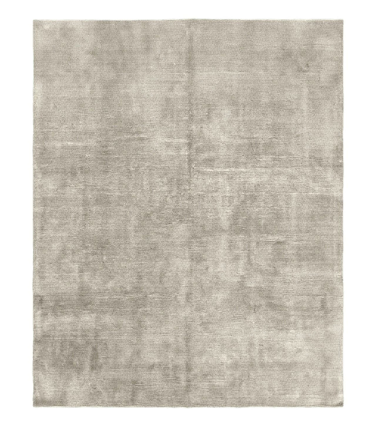 Wool Tibetan Rug Hand-Knotted Tonal Field, taupe