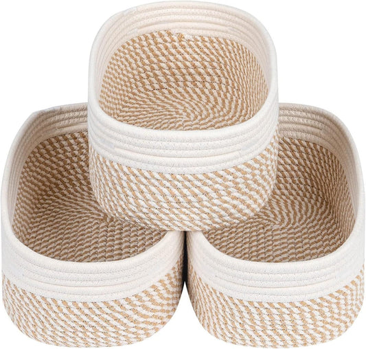 Jute Cotton Rope Basket G-24 S/M/L