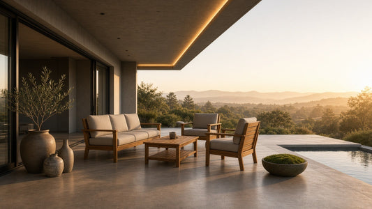 Tahoe 5-piece patio set architectural lifestyle v2