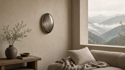 Smoked mirror Palermo wall light lifestyle hero