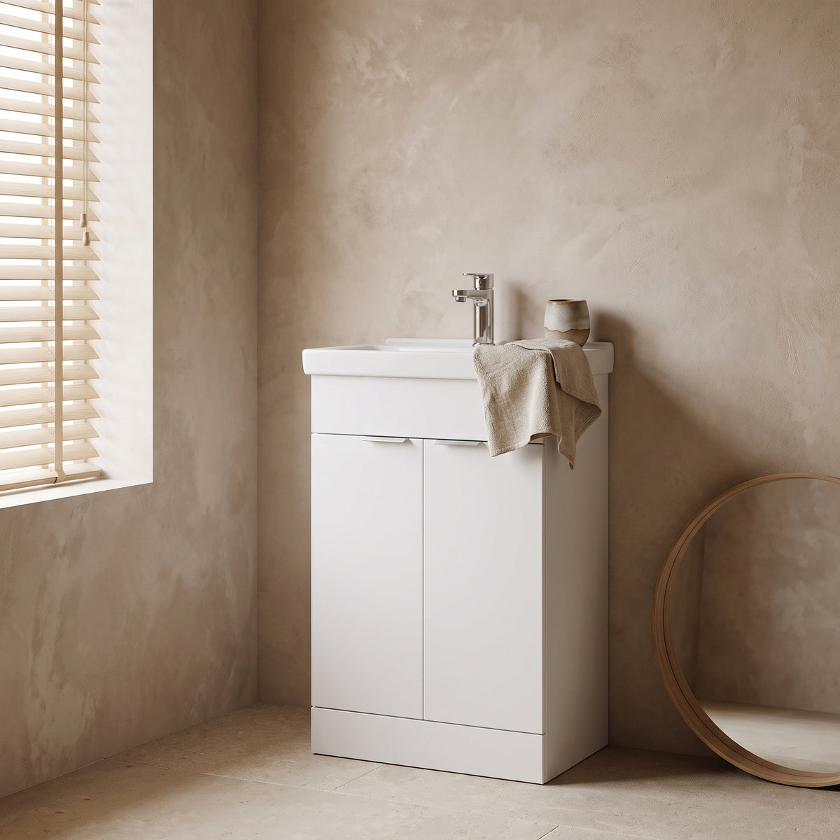 23" Freestanding Bathroom Vanity with Sink