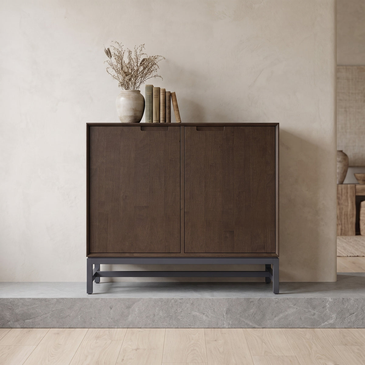 Banting 42 Inch Wide Solid Wood 2 Door Sideboard Buffet
