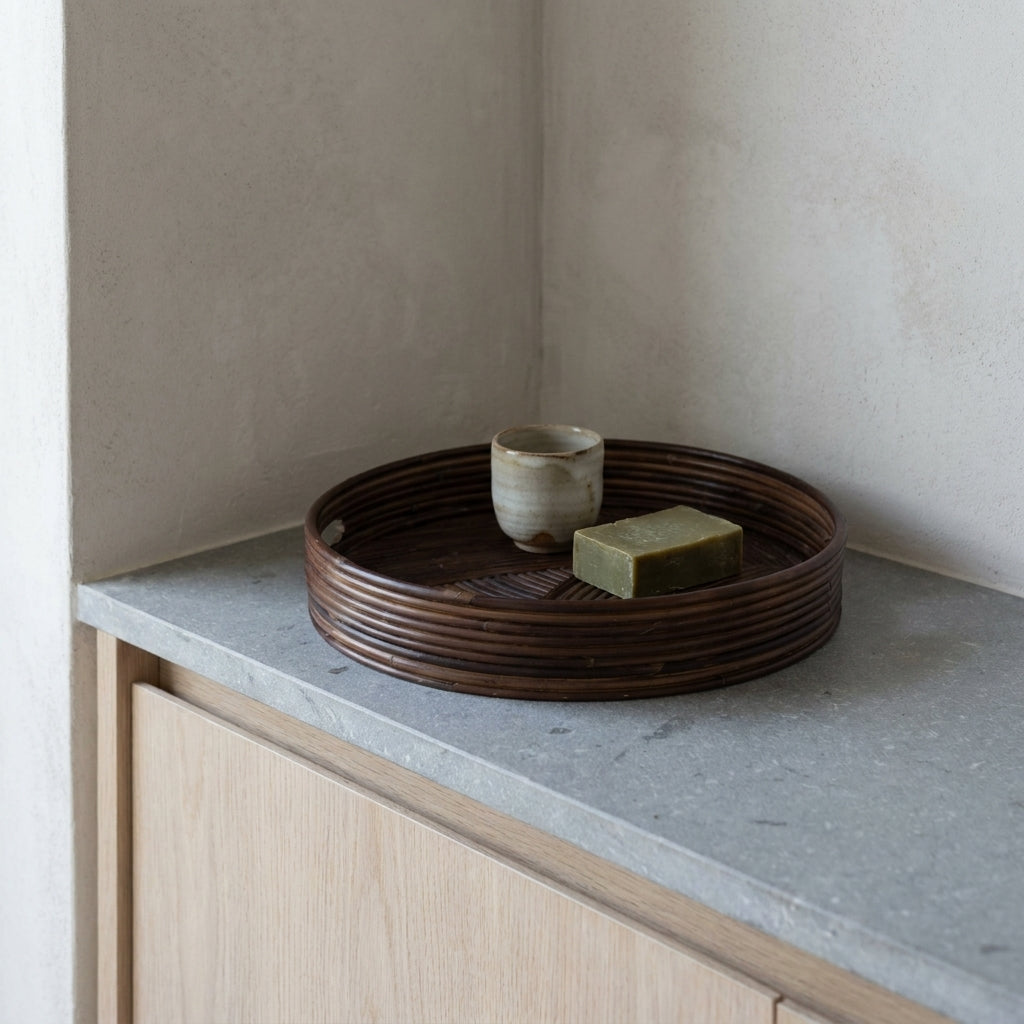 Dark Bamboo Tray