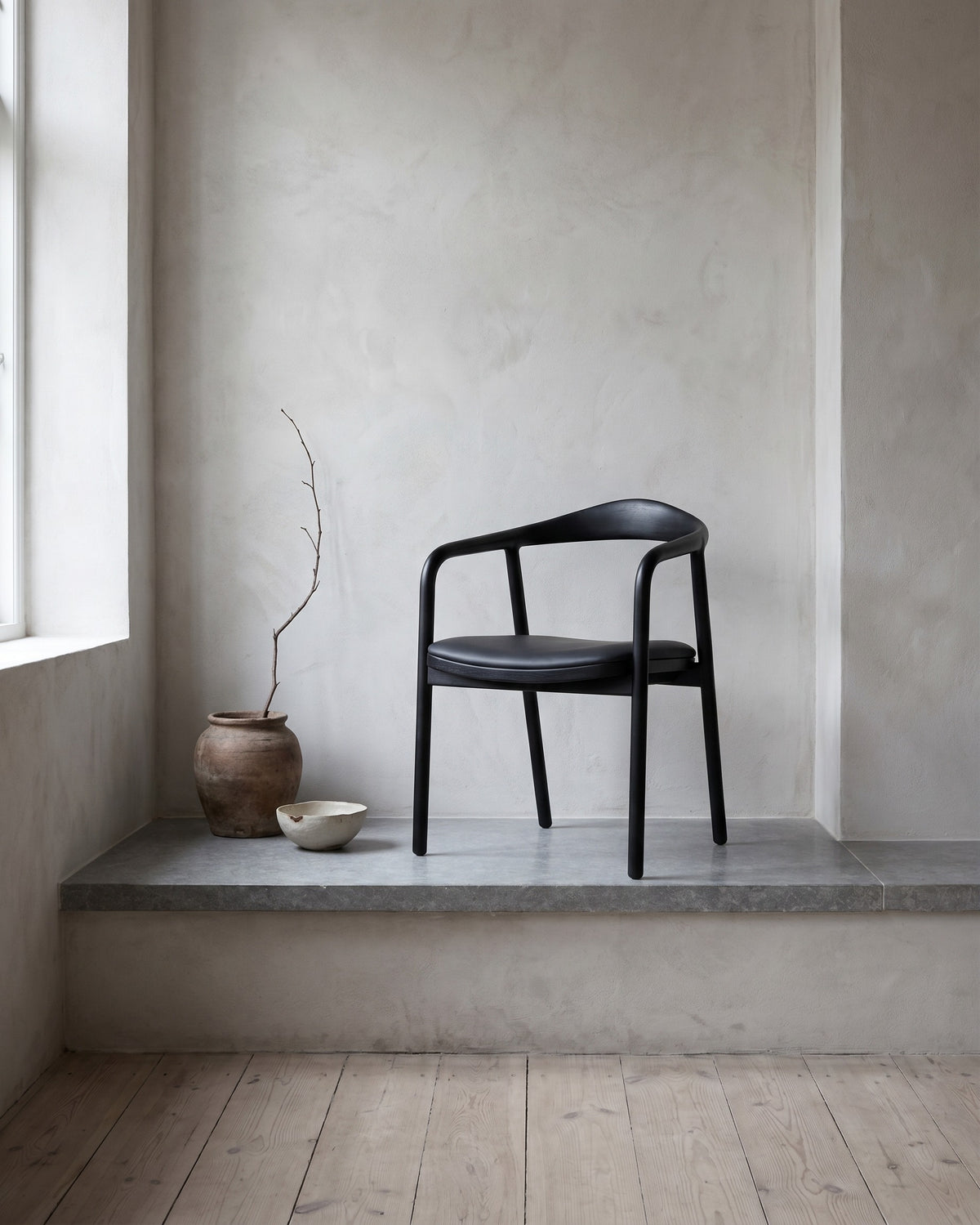 Luxury Solid Wood Chair Made Of Walnut C-2