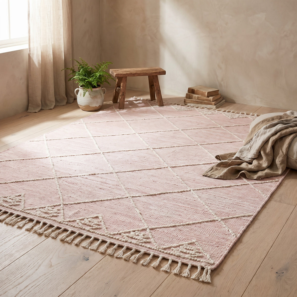 Pupukea Tasseled Jute&Wool Rug